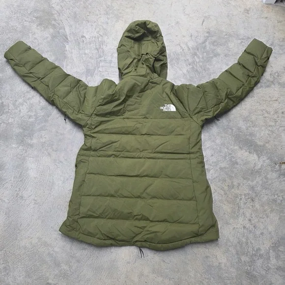 $350 The North Face Womens Forest Olive Down Parka Hooded Large NFOA87XGPB-L - Picture 8 of 8